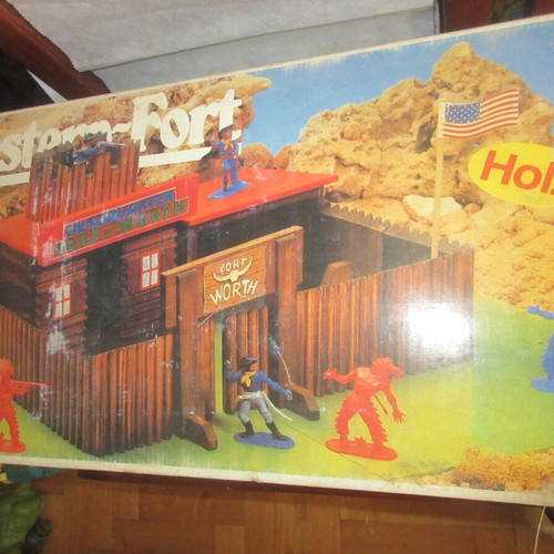 Wooden Western Fort 70s new for 1/32 soldiers