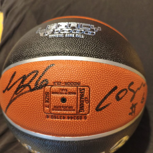 Spalding TF-1000 Legacy Official Game Ball new with 6 Panathinaikos player signatures