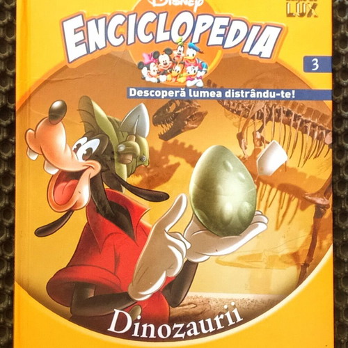 Disney Encyclopedia Dinozaurii used, Romanian language, 2008 edition