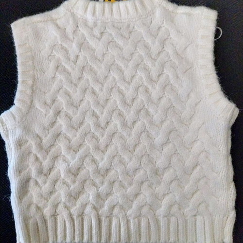 Zara Limited Edition Space Invaders Sleeveless Knit New, Size S, White-Yellow