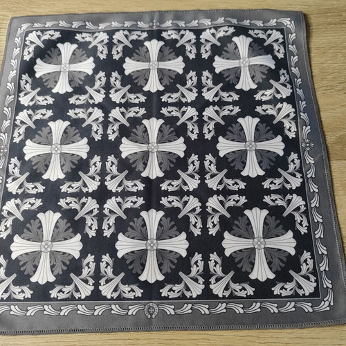 Chrome Hearts μαντήλι τσέπης μεταχειρισμένο, μικρό 29.5x29.5 εκ.