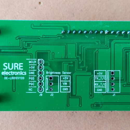 LCD Display 16x2 with USB/UART new, model DE-LP12111