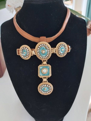 Necklace used, handmade, needs strap replacement