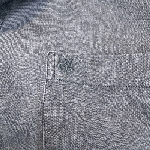 Marc O'Polo 100% linen shirt size M used, khaki green