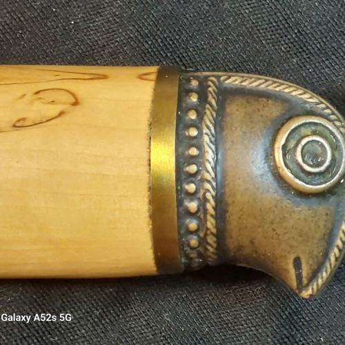 Marttiini Finnish knife new, collectible with bronze eagle handle
