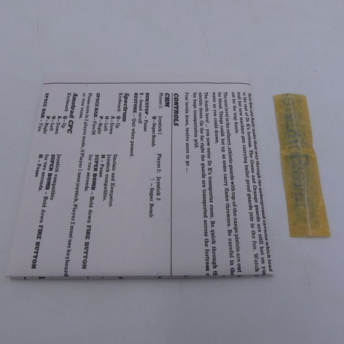 Crack Down Spectrum 48/128K +2 cassette used, Capcom arcade game