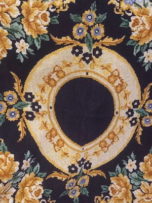 Cross stitch tablecloth new 0.95×0.95