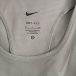 Nike gray running tank top used, size S