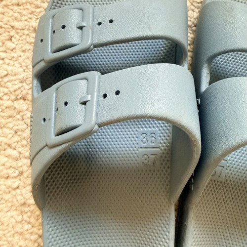 Moses sandals used, turquoise, size 36, ideal for beach