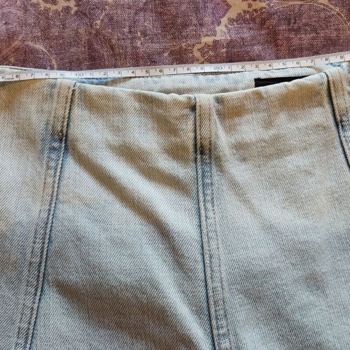 ZARA Jeans ZW Collection wide oversized high-waisted like new, size 36