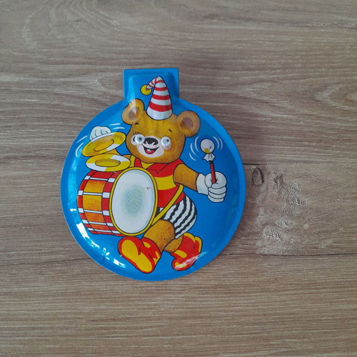 Metal toy used, collectible, rare, height 10cm
