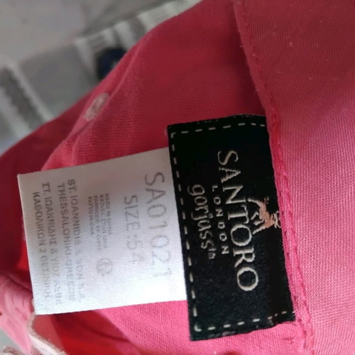 Santoro London Gorjuss kids hat like new, size 54, ages 5-8, pink multicolor