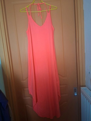 Summer long dress Shein like new, coral color