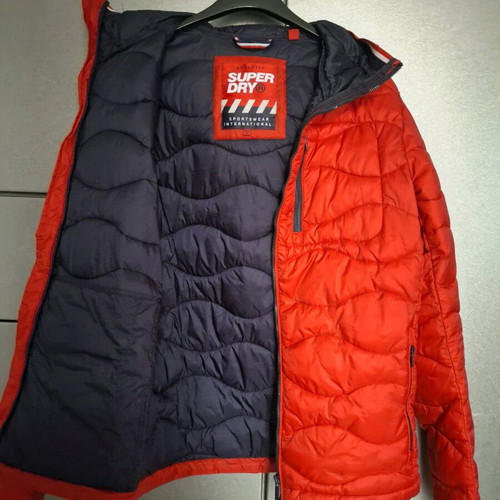 Superdry men's jacket red like new, size S