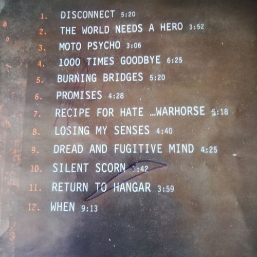The World Needs a Hero Megadeth CD