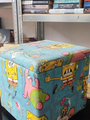 SpongeBob Storage Stool used with lid