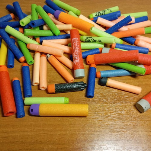 Nerf darts used