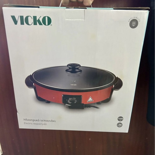 Vicko Teppanyaki nonstick electric pan