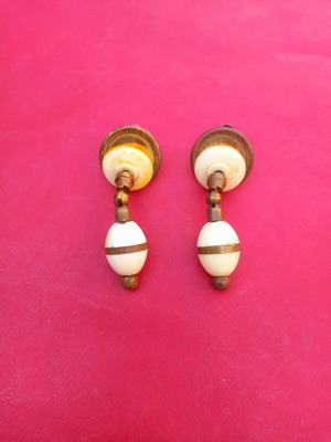 Brass and plastic knobs
