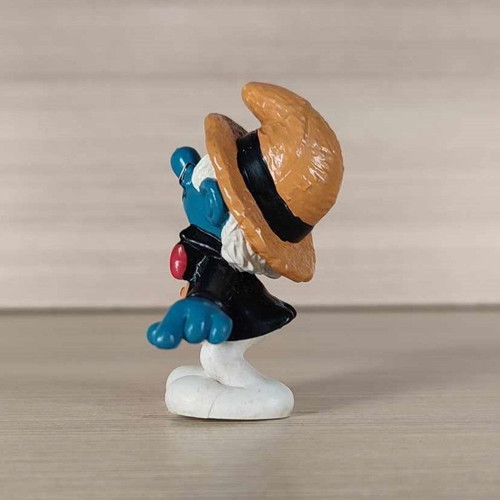 Φιγούρα Στρουμφάκι Thomas Edison μεταχειρισμένη, Schleich Peyo 1984