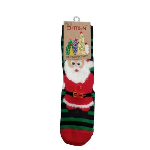 Children's Christmas slipper sock new, red, size 31-34