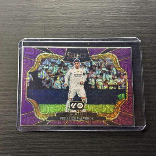 Federico Valverde Panini Select 2025/26 Purple Parallel Card new