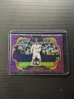 Federico Valverde Panini Select 2025/26 Purple Parallel Card new