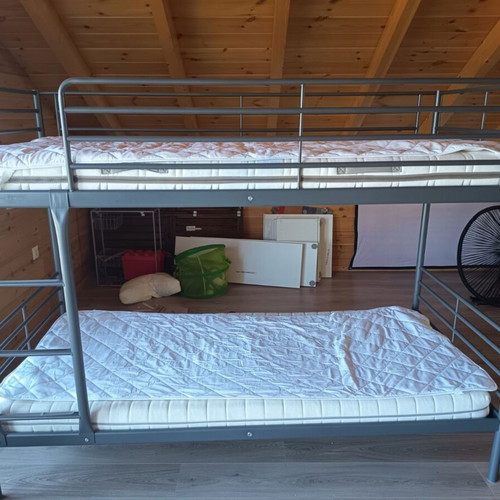 IKEA SVARTA metal bunk bed