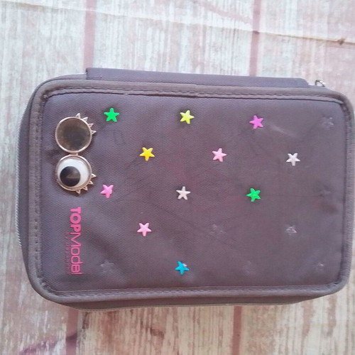 Top Model school pencil case used