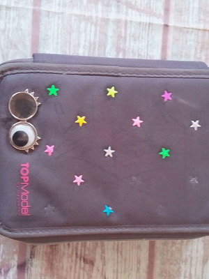 Top Model school pencil case used