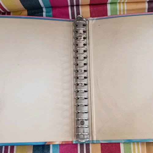 Vintage dossier used with swimmer and lifebuoy designs
