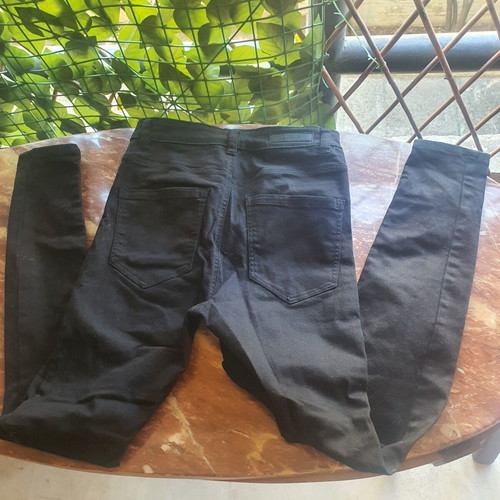 Stradivarius black jeans size M 38 10, like new, elastic fabric