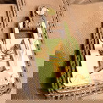 Кожена чанта Michael Kors за рамо тъмнобежова употребявана