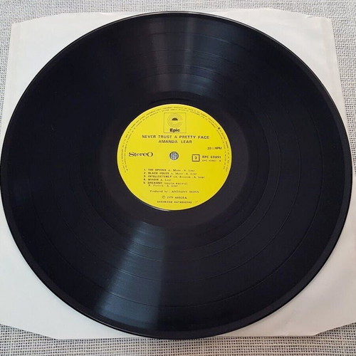 Amanda Lear Never Trust A Pretty Face LP used, R&B / Soul