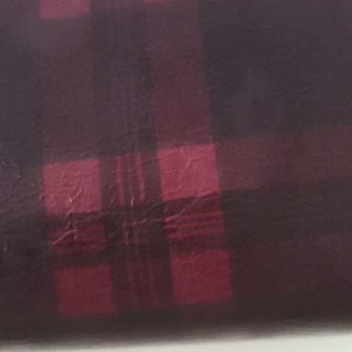 Vintage shoulder bag new, checkered cherry and black with chain