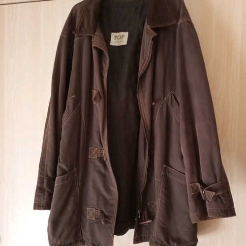 Jacket with corduroy details like new, size 38