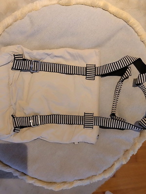 Kipling bag beige with striped adjustable strap new