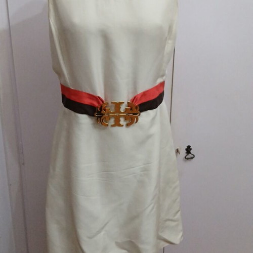 Tory Burch summer dress used beige sleeveless size S