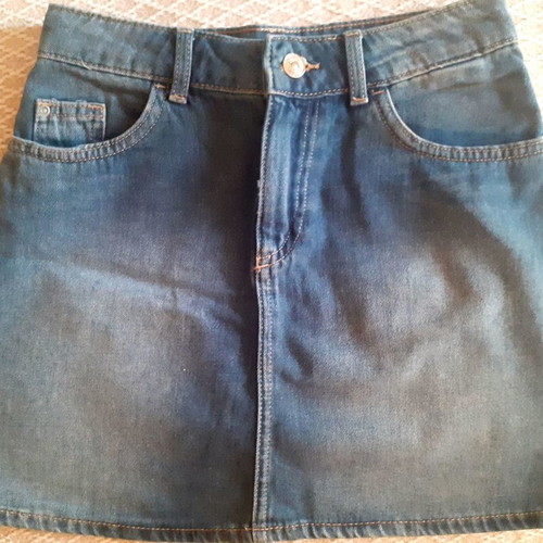 H&M denim skirt A-line almost new, size 34