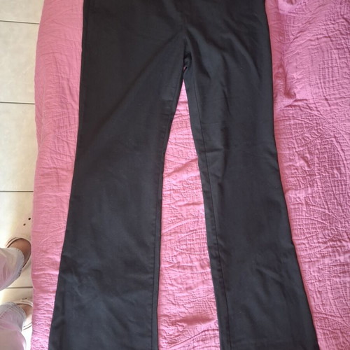 Black Flared Pants like new, size M 38 10, fabric quality