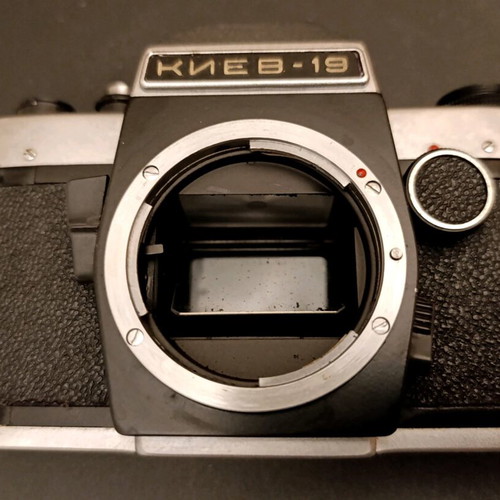 Kiev 19 camera used with leather case