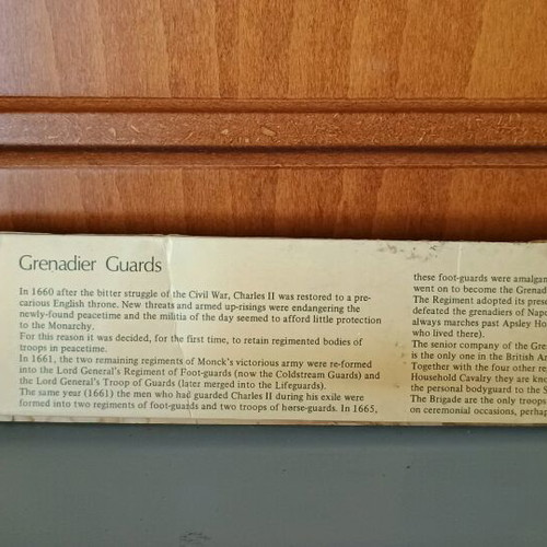 Matches with English Guard used, rare