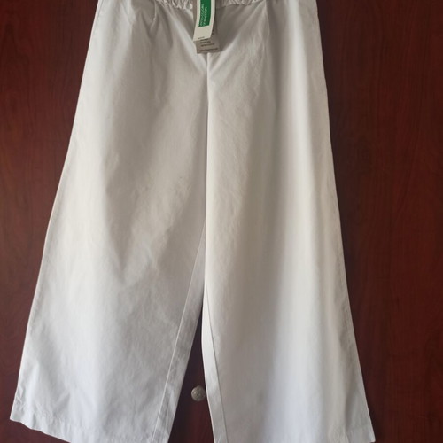Benetton white pants size 2XL new for girls 11-12 years