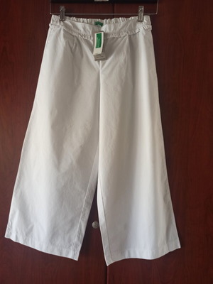 Benetton white pants size 2XL new for girls 11-12 years