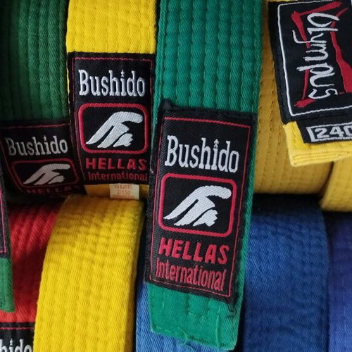 Martial arts belts like new pack of 13 pieces
