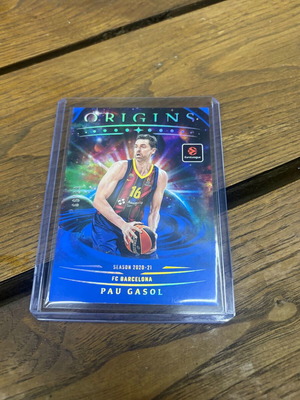 Origins Euroleague Pau Gasol Base Set Blue Prizm card 2025-26 new
