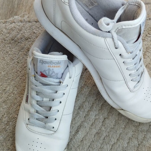 Reebok Classic Princess women's white sneakers, size 40