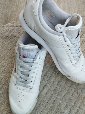 Reebok Classic Princess women's white sneakers, size 40