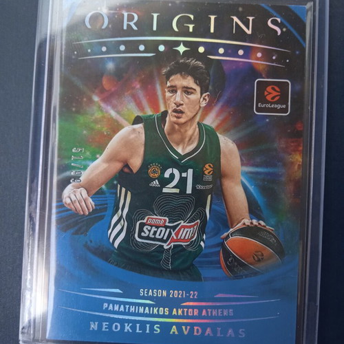 Neoklis Avdalas Panini Euroleague Origins card /99