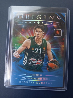Neoklis Avdalas Panini Euroleague Origins card /99